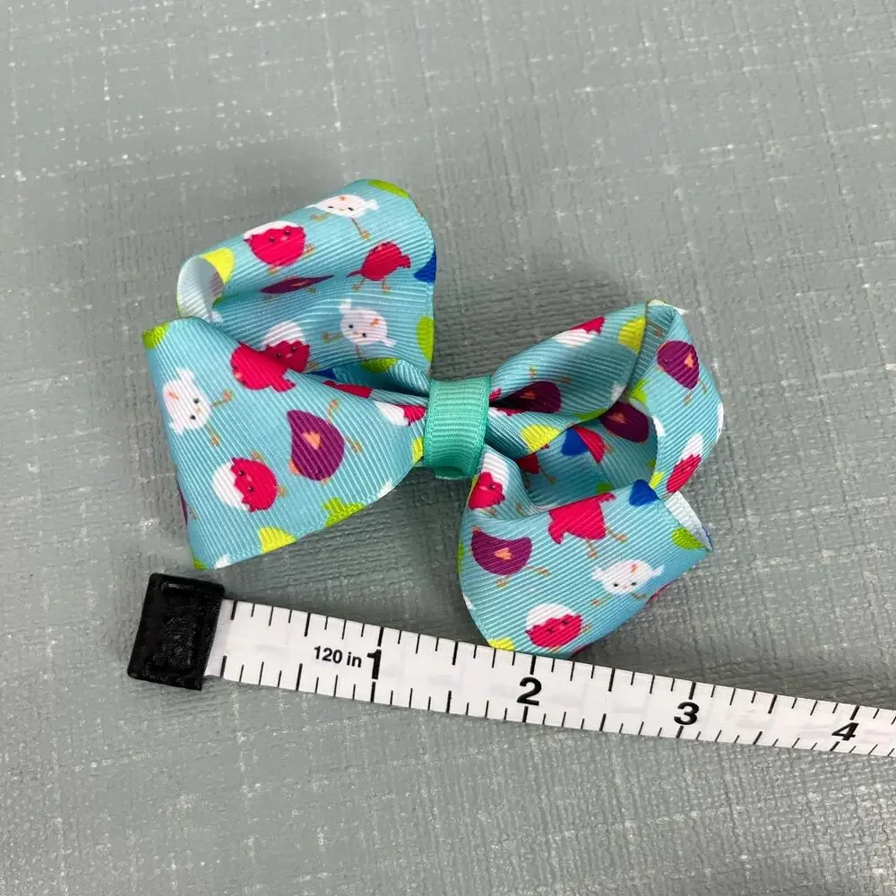 Girls Colorful Baby Chick Clip Hair Bow